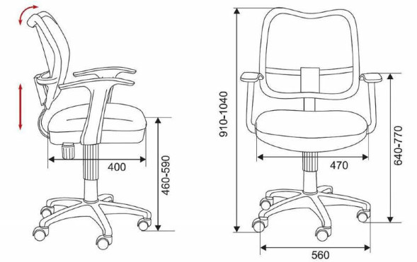 Кресло Бюрократ CH-797AXSN