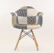 Стул-кресло DAW Patchwork Lounge трехцветный