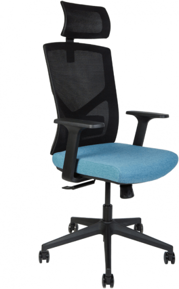 Кресло офисное Денвер чёрная сетка