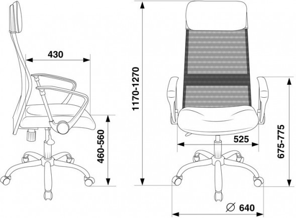 Кресло руководителя Бюрократ KB-6N