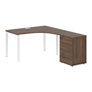 Стол эргономичный с тумбой EUCET 1318(R) 1360х1880х750 EDIS