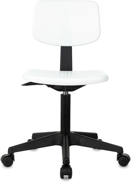 Кресло детское Бюрократ CH 200 белый пластик крестов. пластик