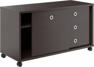 Тумба мобильная с дверью купе B 202.2 Венге Магия 1200х500х650