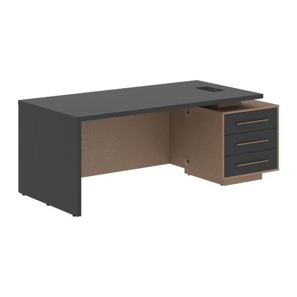 Стол руководителя с тумбой VCT 2090(R) 2000х900х750 VELION