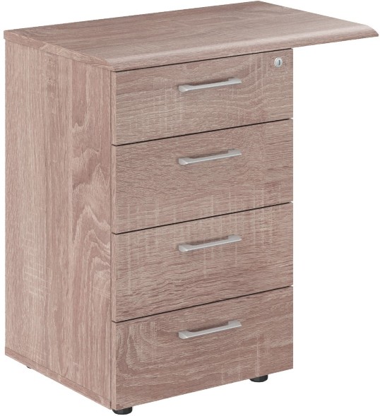 Тумба приставная WLC-4D.2.A Дуб Сонома 700х450х750 WAVE